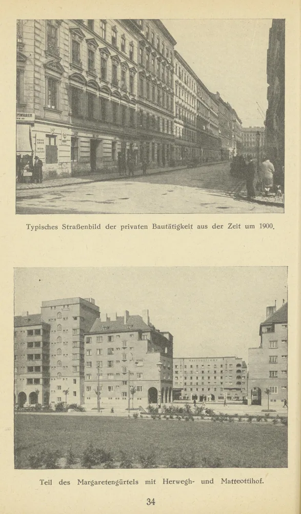 Seite aus der Publikation des Roten Wien: Das Wohnungswesen in Österreich (siehe Endnote 12) Büro Bietenhader Moroder 12